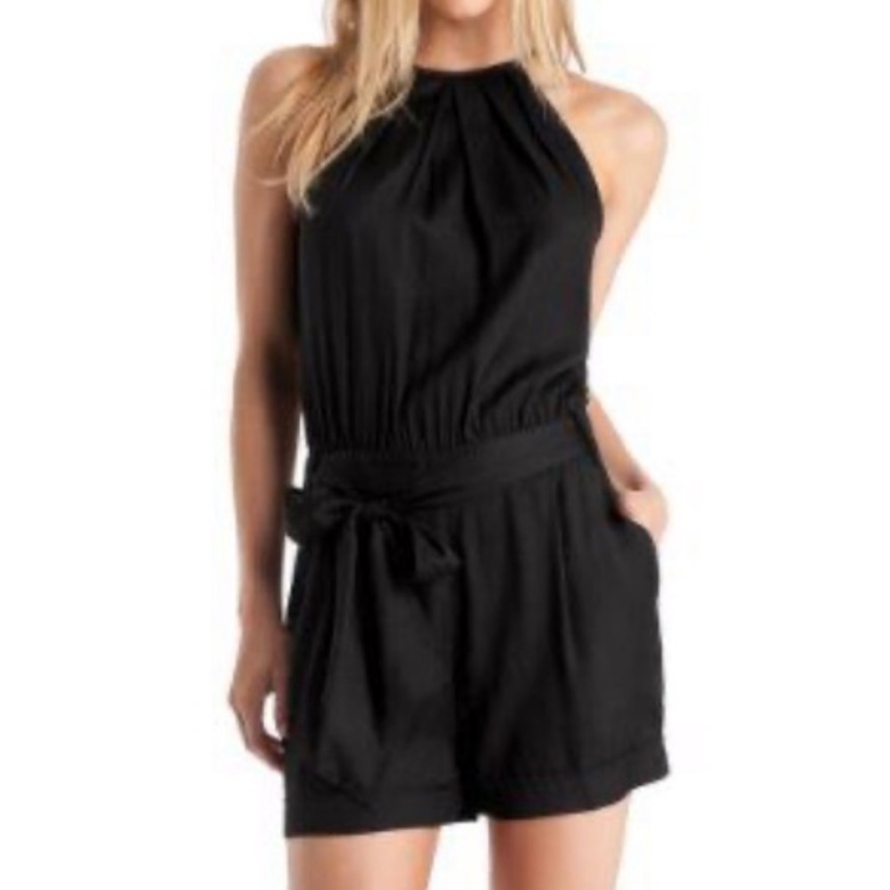 Guess by Marciano Black Halter Jumpsuit